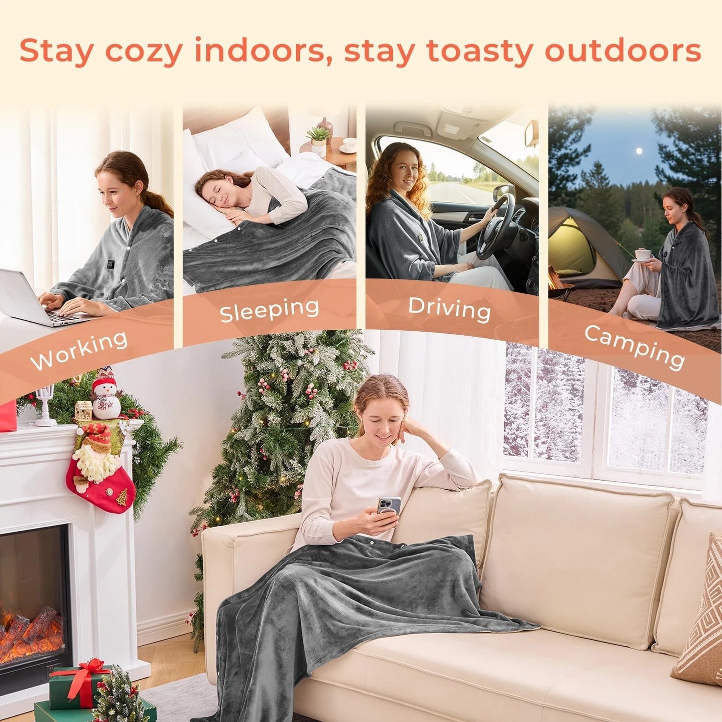 Heatzy Electric Wearable Blanket